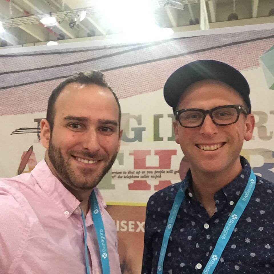 Nir Guy et Josh Meyer Selfie/ photo du blog du Jardin Retrouvé