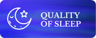 Blue moodbooster icon “Sleep”, illustrating niche perfumes that support peaceful sleep