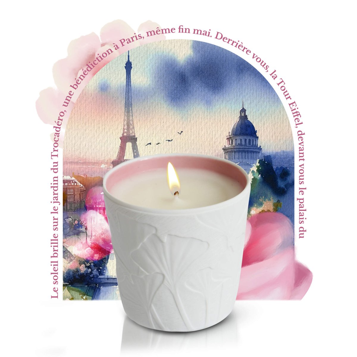 Le Jardin Retrouvé - Rose Trocadéro Scented Candle