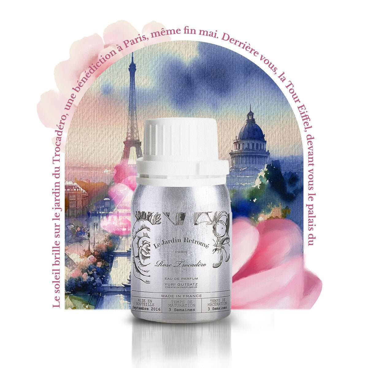 Rose Trocadéro Eau de Parfum Recharge 125ml - Le Jardin Retrouvé