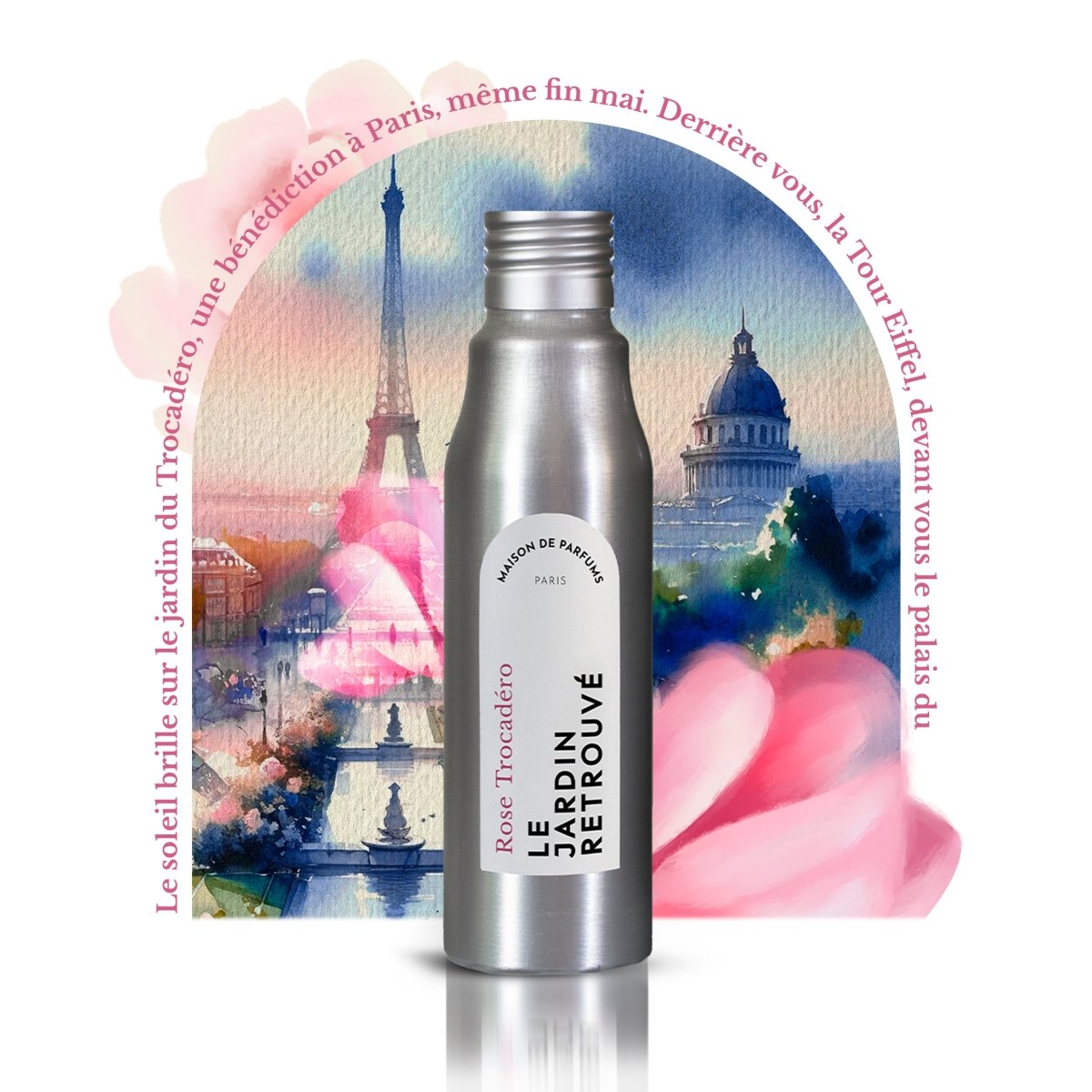 Rose Trocadéro Tige Parfumante Recharge - Le Jardin Retrouvé