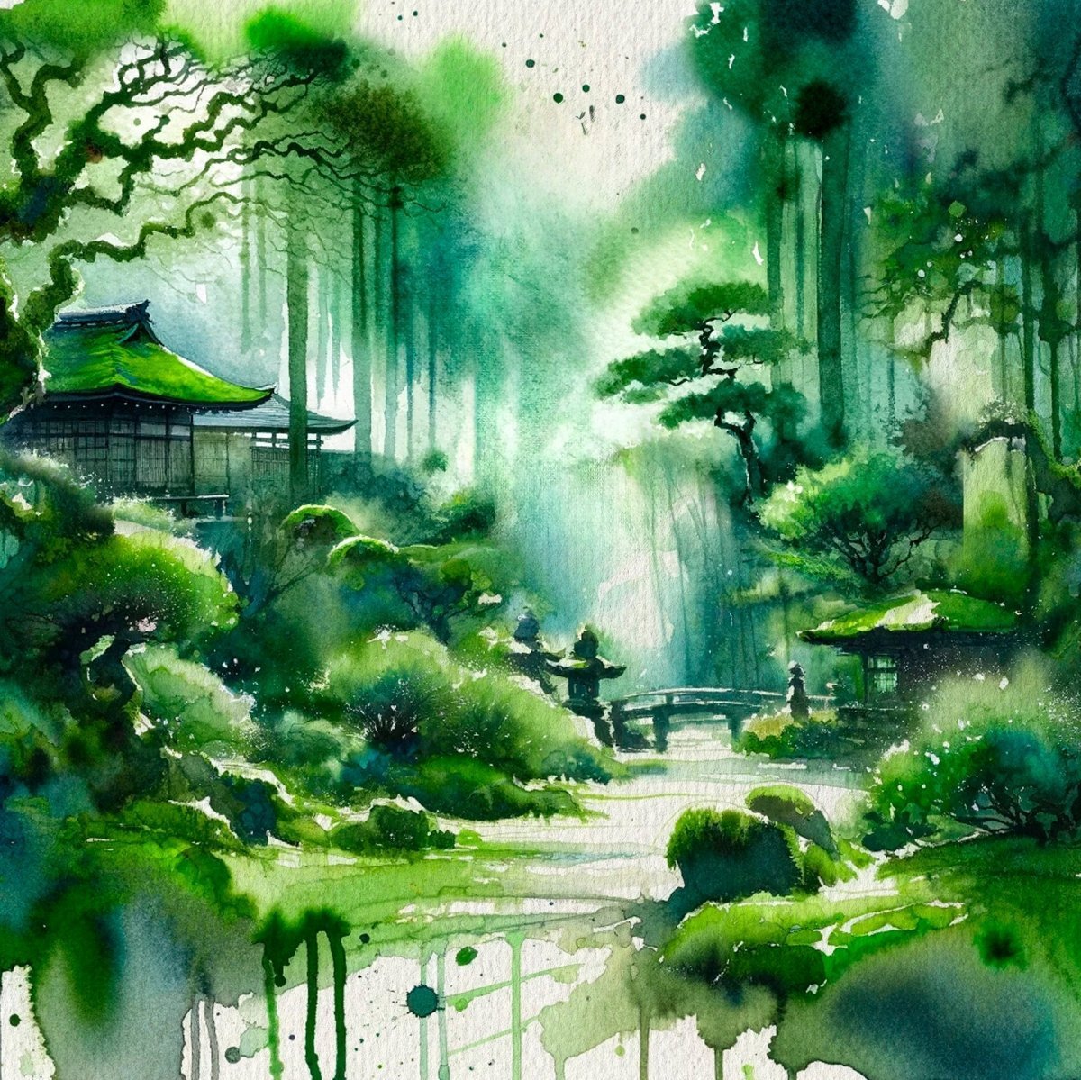 Le Jardin derrière Mousse Arashiyama - Le Jardin Retrouvé