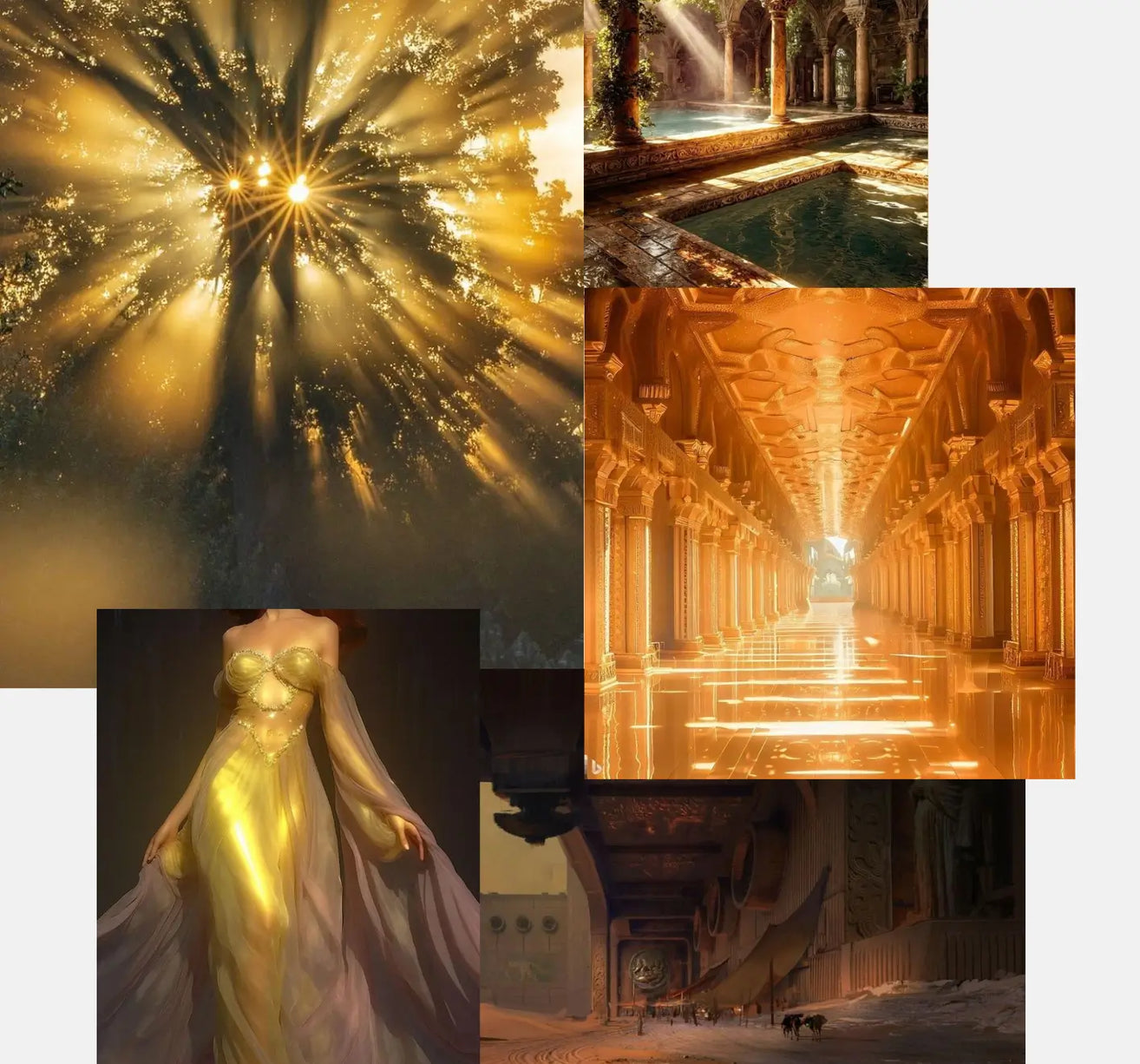 Moodboard of Immortelle Babylone