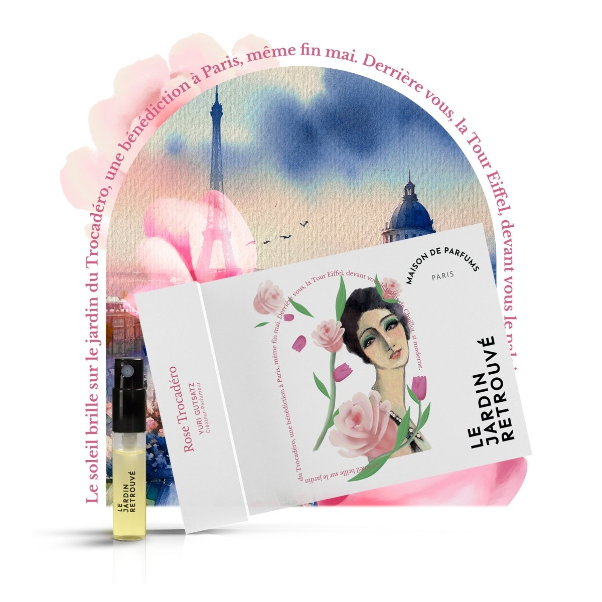 Mini Spray Rose Trocadéro + Code Cadeau 4€ - Le Jardin Retrouvé