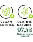 Sandalwood Sacré- Le Jardin Retrouvé - Vegan certified logo - Certifié naturel 97.5% Natural origin content