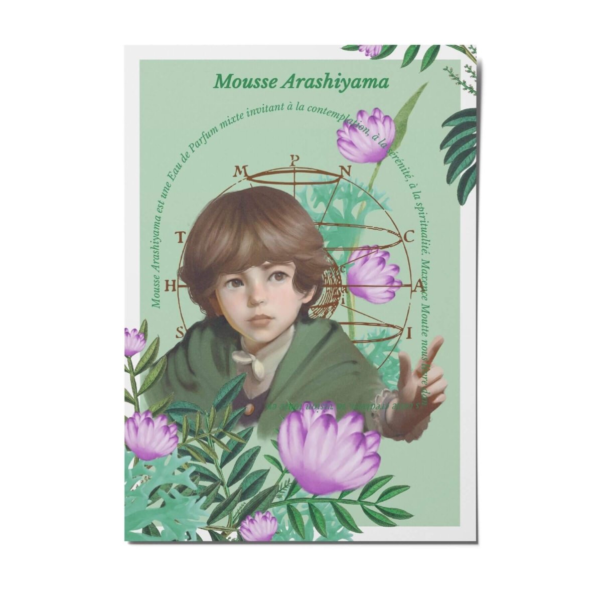 Mousse Arashiyama - Carte Postale - Le Jardin Retrouvé