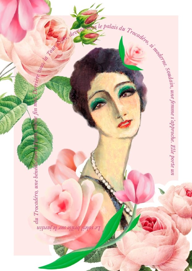Rose Trocadéro - Carte Postale - Le Jardin Retrouvé
