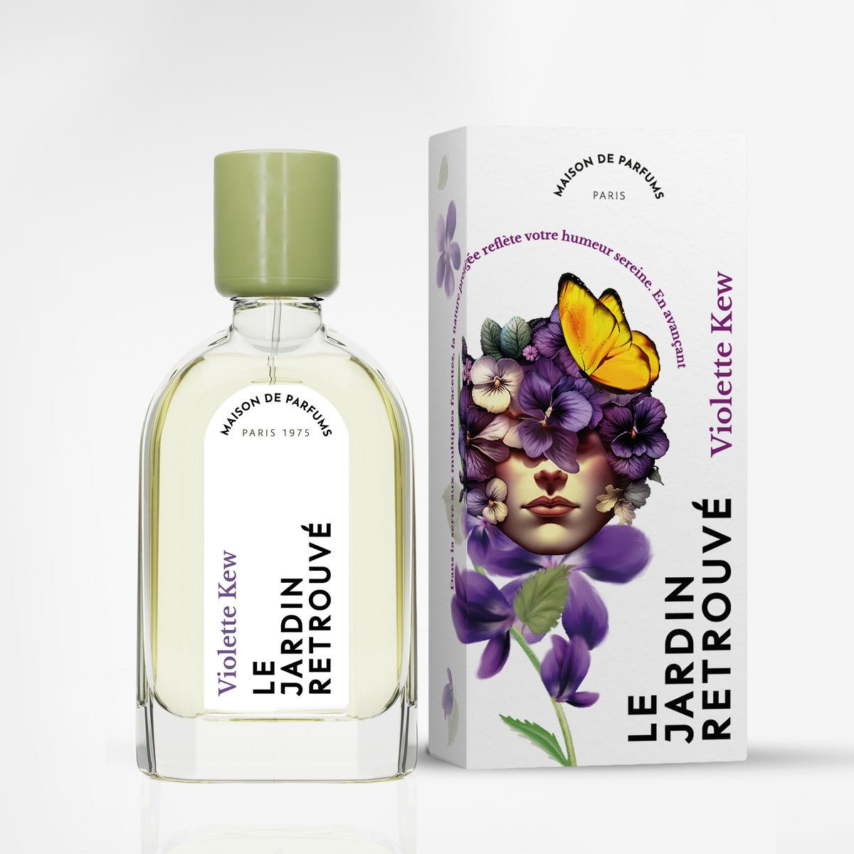 LÉ JARDIN RETROUVÉ VIOLETTE KEW 15ml Violette Kew – Powdery Floral Vegan Perfume for Daily Wellbeing